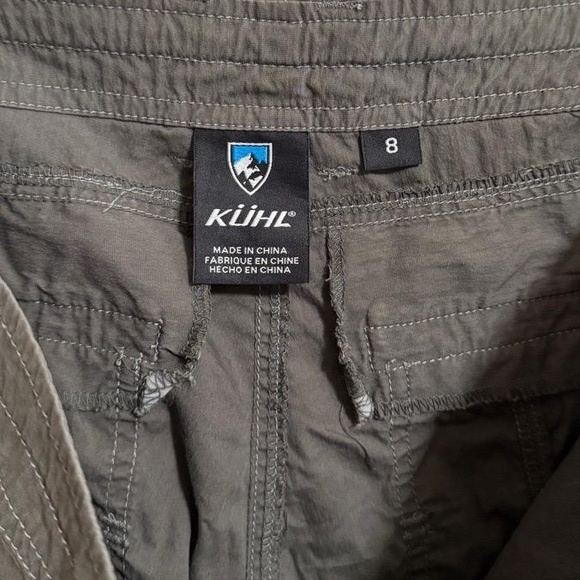 Kühl Kontra roll up capri Womens Size 8 Gray Straight Cotton Blend Classic - Picture 3 of 6